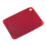 Дошка обробна Con Brio 37,5*27 см пластик силіконова вставка Red CB-627 - Фламінго