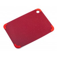 Дошка обробна Con Brio 37,5*27 см пластик силіконова вставка Red CB-627
