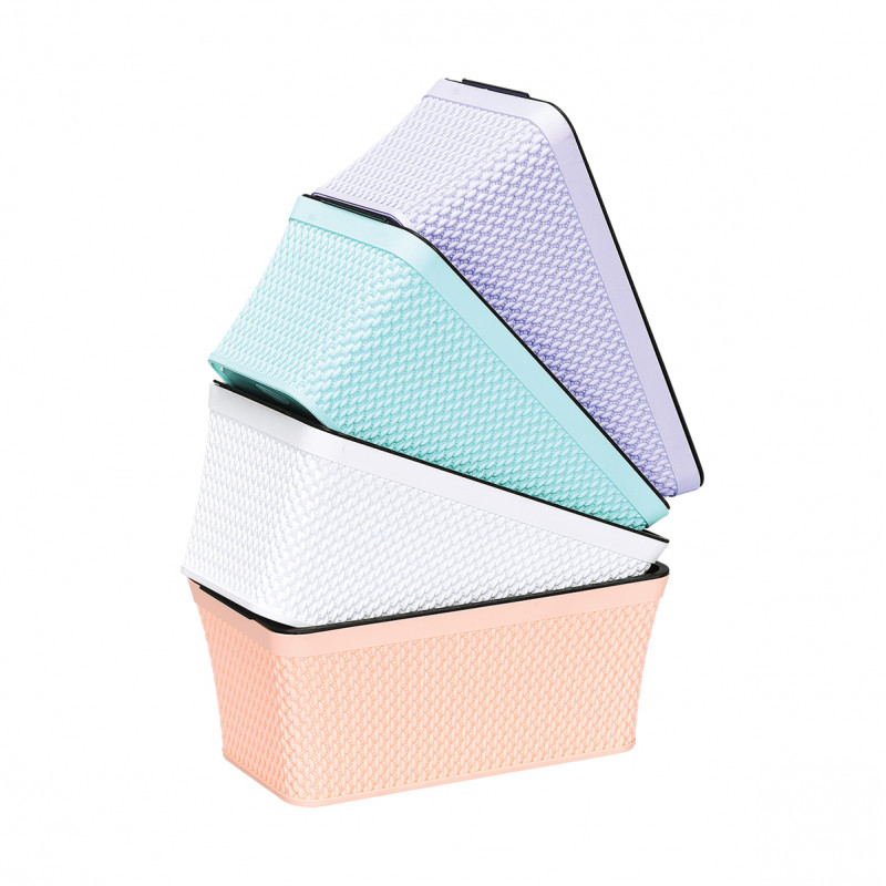 Ящик балконний Holiday В*язка 28,5 см з вкладом GS-200 - Антрацит