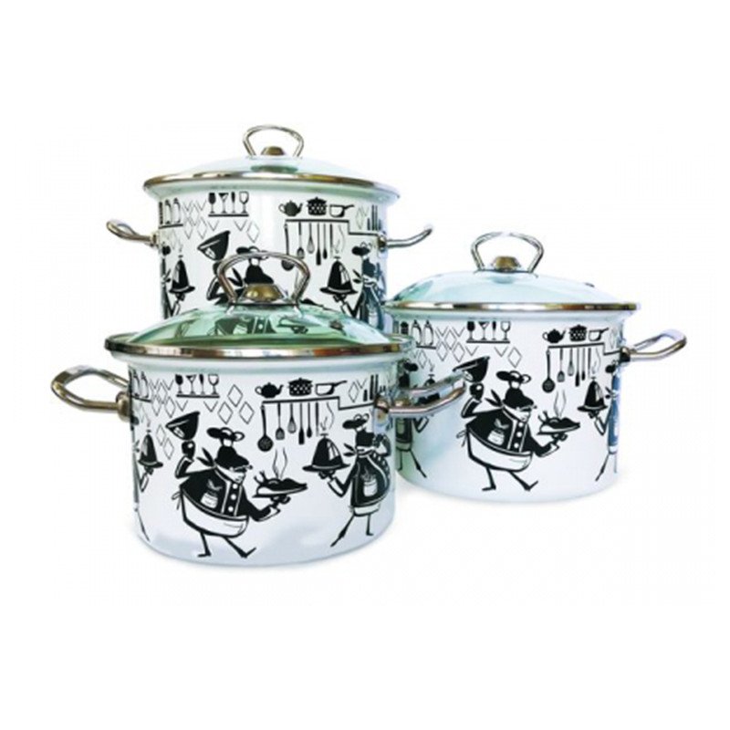 Набір каструль Idilia №1500 Cook 31627 - White