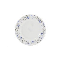 Тарілка мілка Interos №8 Синя квітка JLG075/S