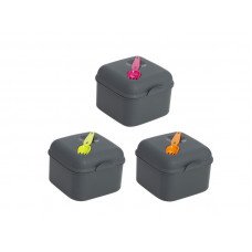 Контейнер пластиковий з приборами Herevin Salad Box Grey MIX 161450-560