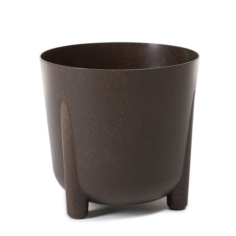 Горщик для квітів Ламела PL Фріда Coffee 18 см 214 - Бежевий