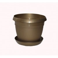 Горщик для квітів Квітник Перлина 26 см з підставкою