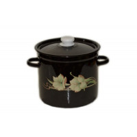 Каструля Idilia 7 л 1620/4 Лілія Чорна 34376