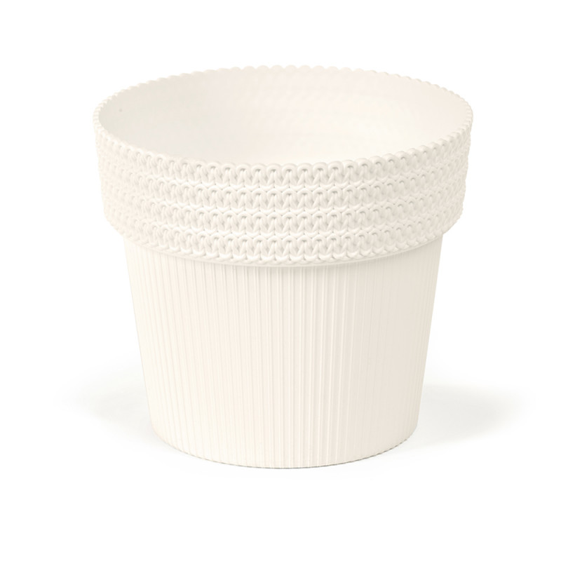 Горщик для квітів Ламела Пола Джампер 16 см 803 - Зелений Прозорий