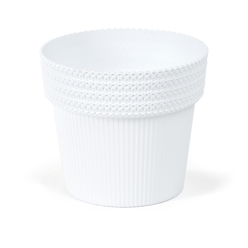 Горщик для квітів Ламела Пола Джампер 16 см 803 - Зелений Прозорий