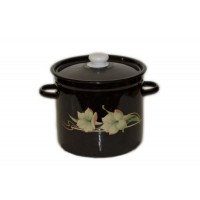 Кастрюля Idilia 7 л 1620/4 Лилия Черная 34376