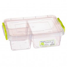 Контейнер потрійний Ал-пласт із зажимами 1,63 л 