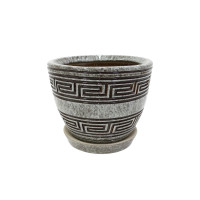 Набір горщиків КООП Варбург 2 пр h-18/12 см Лабіринт Сірий 0025