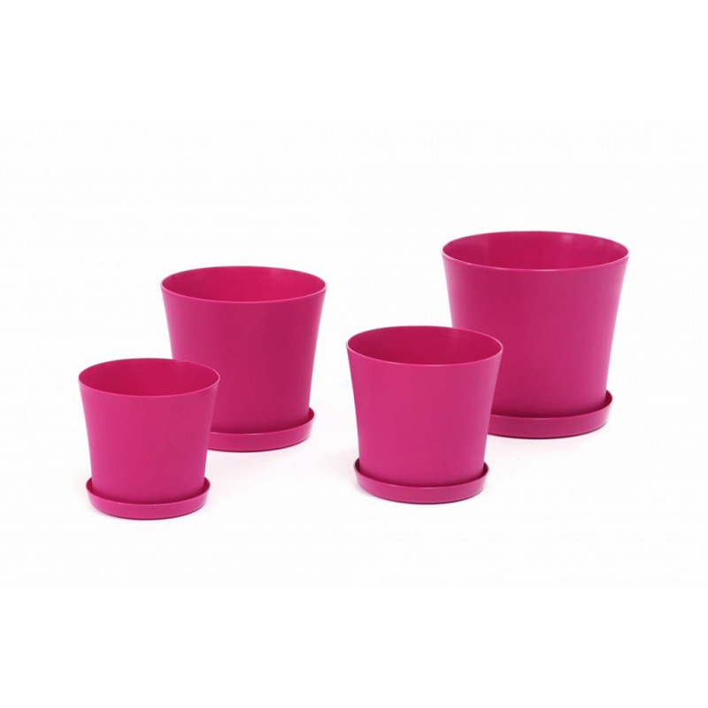 Горщик для квітів Ламела Фіалка 14,5 см 387  - Смарагдовий