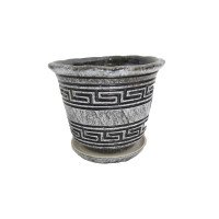 Горщик Дзвіночок Лабіринт сірий 16 см