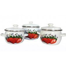 Набор кастрюль Idilia №926 Клубничная симфония 34810