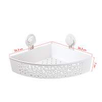 Полка 1-ярусная угловая Gecko Premium 26*26*7 см UP-505