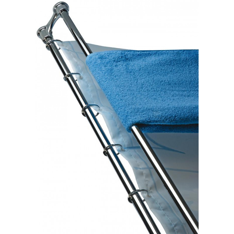 Карниз для ванної з тримачем для рушників Тр-Мікс хром 023-А - Лагуна