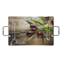 Блюдо з ручками Limited Edition Viva Olives 35*22,5 см S3235-Q007