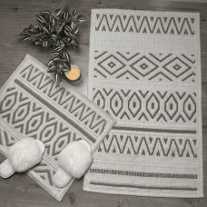 Набір килимків для ванної 60*100 см Boucle Marina Boucle Beige
