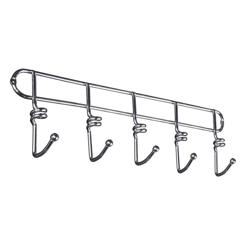 Планка з нержавійки на 5 гачків Вг-Мікс Спіраль 006299 - Blue