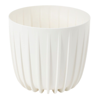 Горщик для квітів Ламела Міра ЕКО Recycled 24 см низький 518