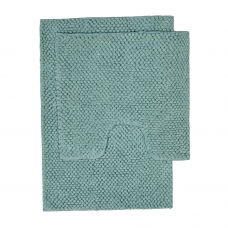 Набір килимків для ванної Dariana Ананас 2 пр 55*50 50*80 см крижаний-зелений 9342