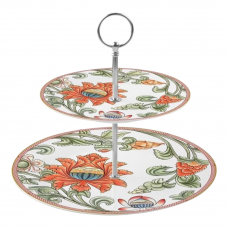 Фруктовниця скляна Limited Edition Airy 2-ярусна 19-539