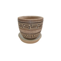Горщик Верона Лабіринт коричневий 18 см