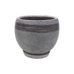 Набір горщиків КООП Шар 2 пр h-16/13 см Нитка Сірий Мармур 0014 - Оливковий