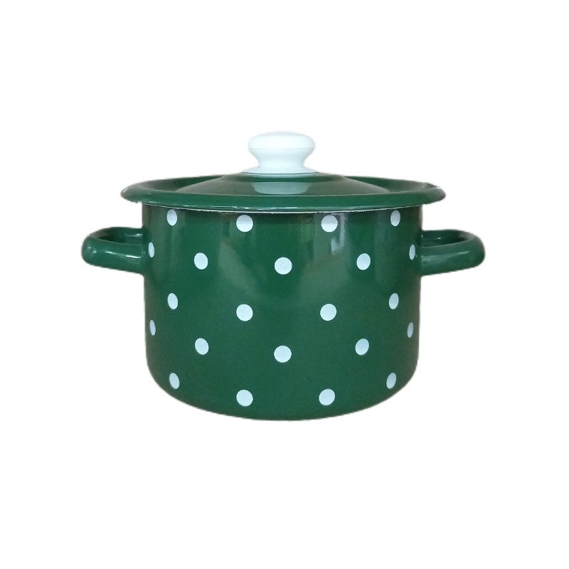 Каструля Idilia 2 л 1610/4 Полька Смарагдова 44525 - Anthracite