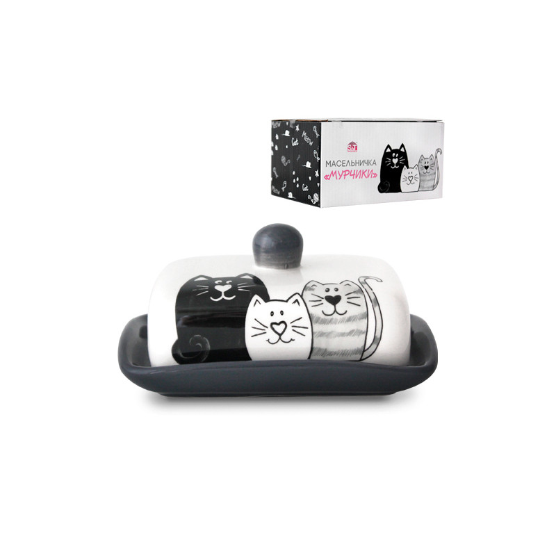 Маслянка SNT 13*17 см Мурчики 3397-19 - Синій