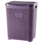 Кошик для білизни вертикальний Violet House Віолетта 45 л 1007 - Прозорий