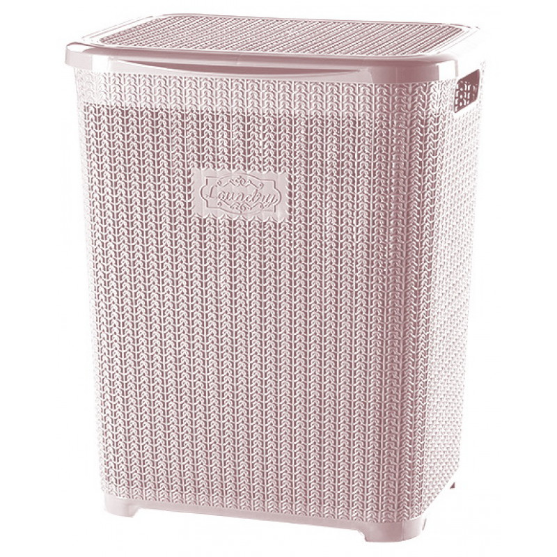 Кошик для білизни вертикальний Violet House Віолетта 45 л 1007 - Чорний