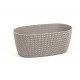 Горщик для квітів Ламела Джерсі овальний 38 см 782