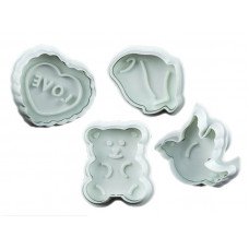 Набор штампов Empire 4 шт. Валентинки ЭМ-8601.