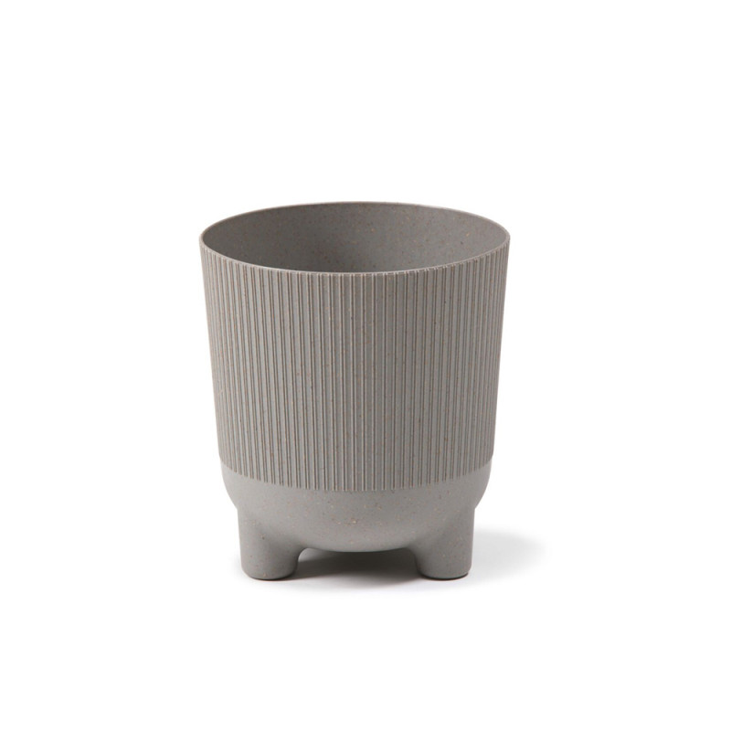 Горщик для квітів Ламела PL Арія Джампер ЕКО Wood 14 см 219 - Еспресо