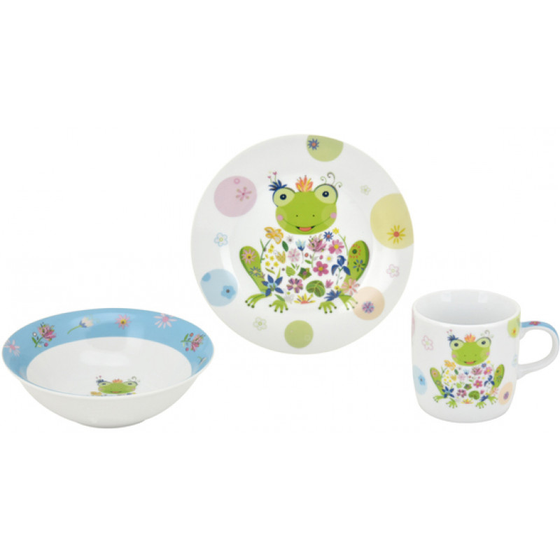 Набір дитячий Limited Edition 3 пр Multy Frog C504 - White