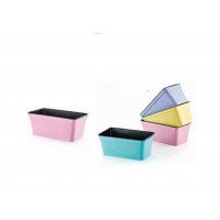 Горщик для квітів із вкладом Irak Plastik Ромби-Газон 4,2 л прямокутний SS-200