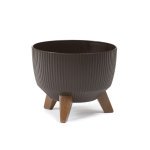 Горщик миса Ламела Рома Джампер 33 см на ніжках 952 - Білий