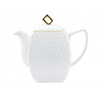 Чайник-заварник фарфор Interos 0,9 л квадрат Снігова Королева 406618-А
