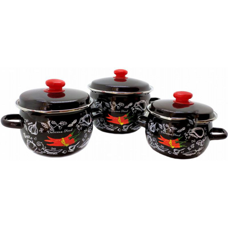 Набір каструль Idilia №946 Спайсі 40141 - White