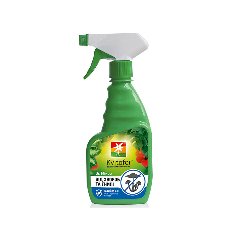 Добриво-спрей Dr.Ефект від Хвороб та гнилі 300 мл КФ-191424 - Салатовий