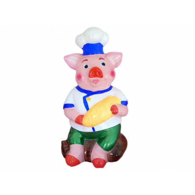 Копілка Порося Пекар глянець великий КЛС-19856 - Металік