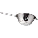 Друшляк з ручкою Empire 22 см плоске дно ЕМ-0822 - Бордовий