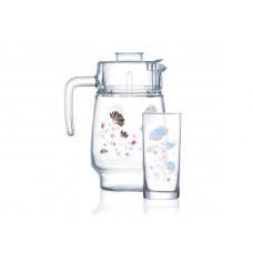 Набір для соку Luminarc 7 пр Jasmine blue Q4798