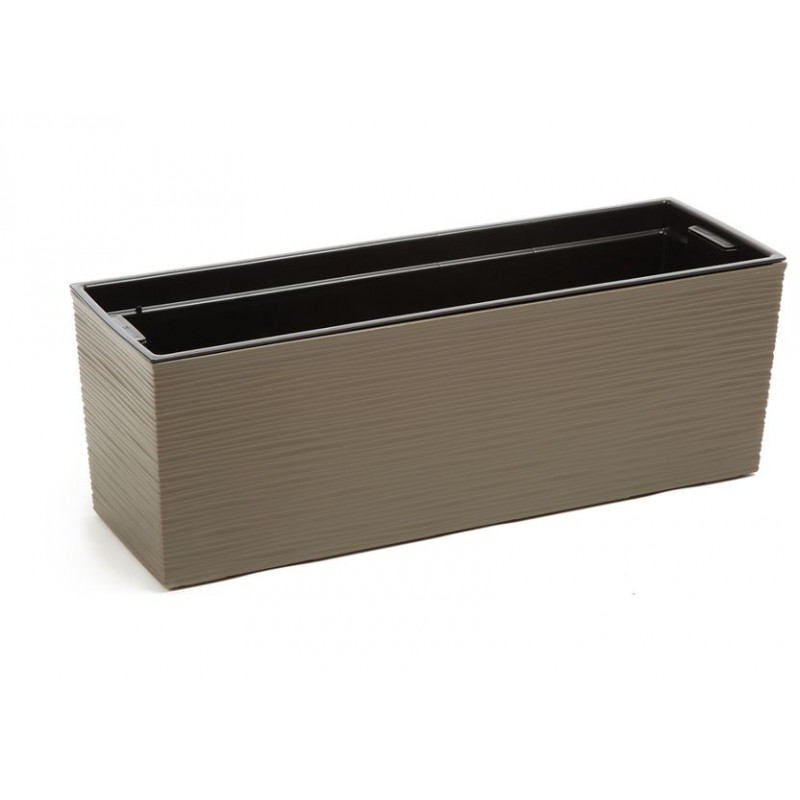 Горщик терасний Ламела Бегонія Долото 56 см з вкладом 627  - Лосось