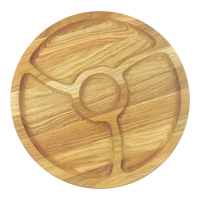 Менажница круглая КС2 Дуб 35 см Дуга 3 1