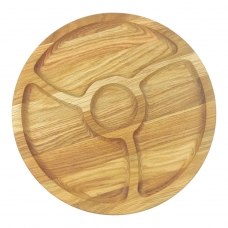 Менажниця кругла КС2 Дуб 35 см Дуга 3+1