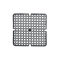 Килимок для раковини Eco Fabric Коло 28*28 см сірий 2828-001