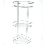 Поличка 3-ярусна кутова Металік Ребро