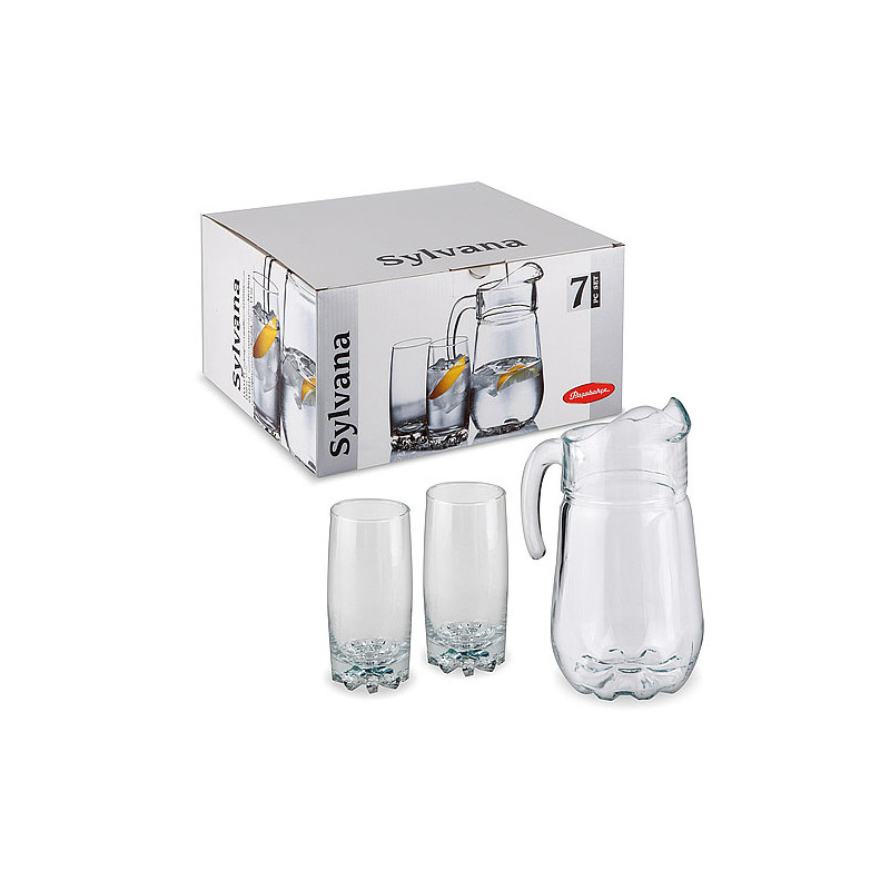 Набір Pasabahce Sylvana 7 пр - Оливковий