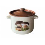 Каструля Idilia 5,5 л 1617/4 Гриб Білий - Рожевий